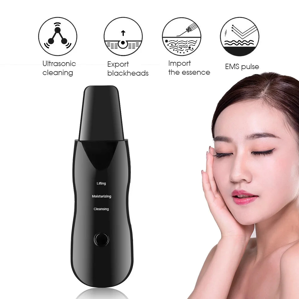 Espátula Facial Vibratoria – Limpieza de Poros y Lifting