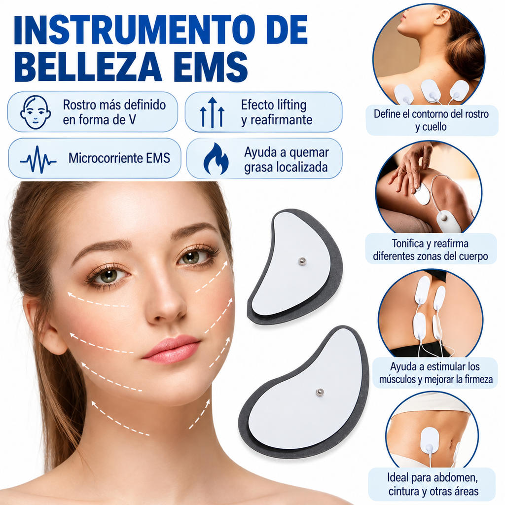 Masajeador EMS para Ojos – Lifting Facial, Antiojeras y Antiarrugas