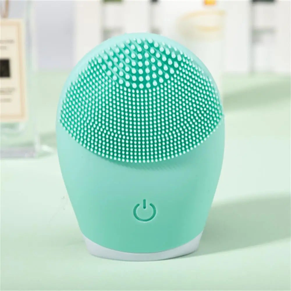 Limpiador Facial Eléctrico Vibratorio – Exfoliación y Masaje