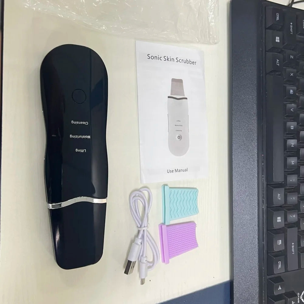 Espátula Facial Vibratoria – Limpieza de Poros y Lifting