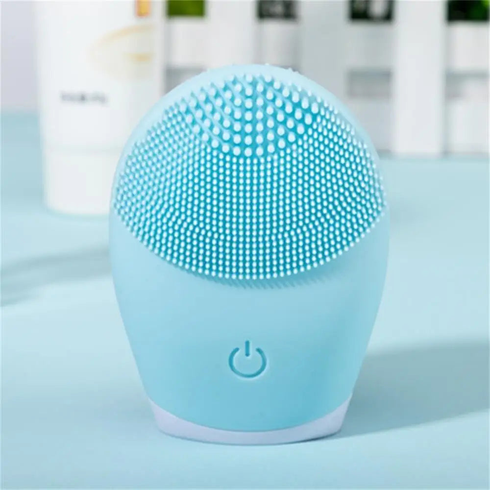 Limpiador Facial Eléctrico Vibratorio – Exfoliación y Masaje