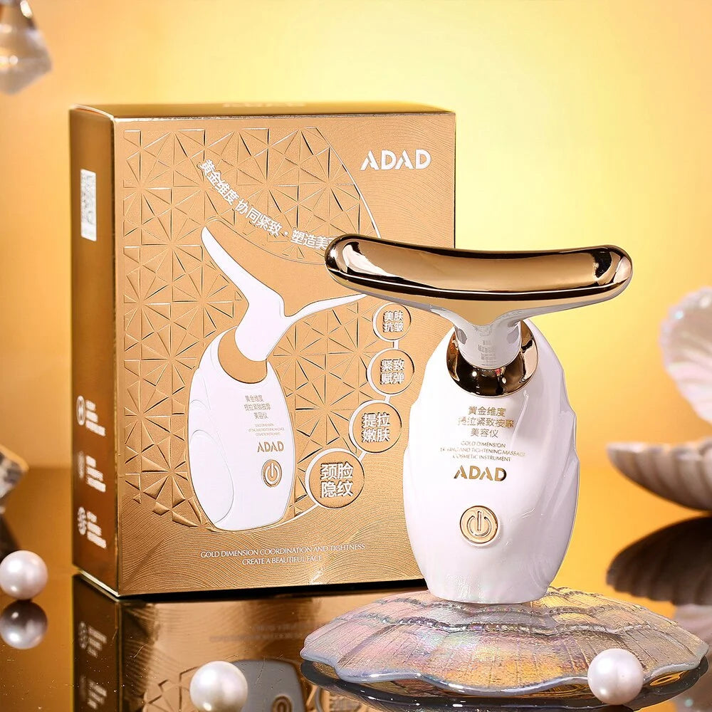 Masajeador Facial y de Cuello – Lifting, Microcorriente y LED