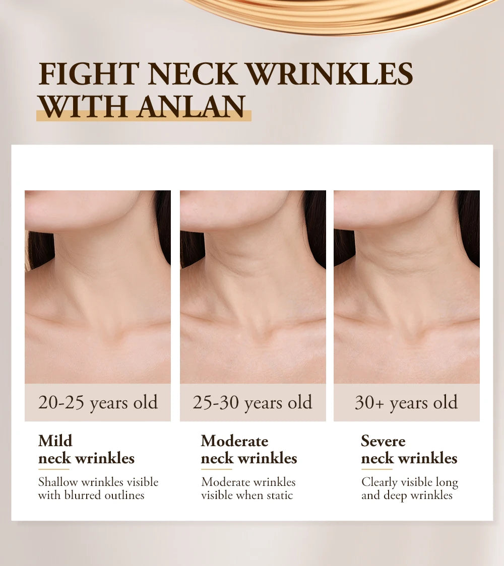 Masajeador Facial y de Cuello ANLAN 24K Gold – LED + Microcorriente