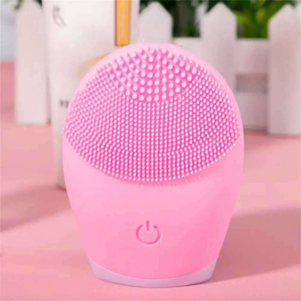 Limpiador Facial Eléctrico Vibratorio – Exfoliación y Masaje